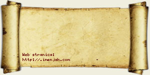 Jasna Radovanović vizit kartica